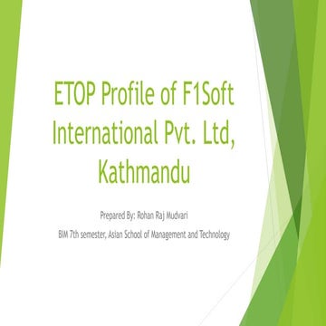 ETOP Profile of F1Soft International Nepal