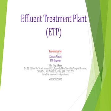 Effluent Treatment Plant (ETP)
