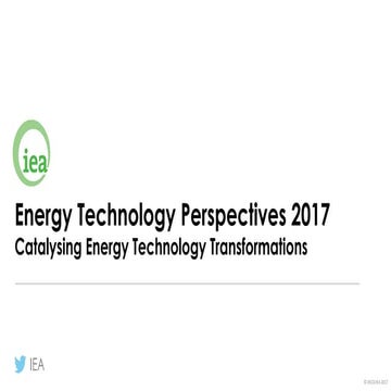 Energy Technology Perspectives 2017
