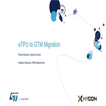 eTPU to GTM Migration Presentation
