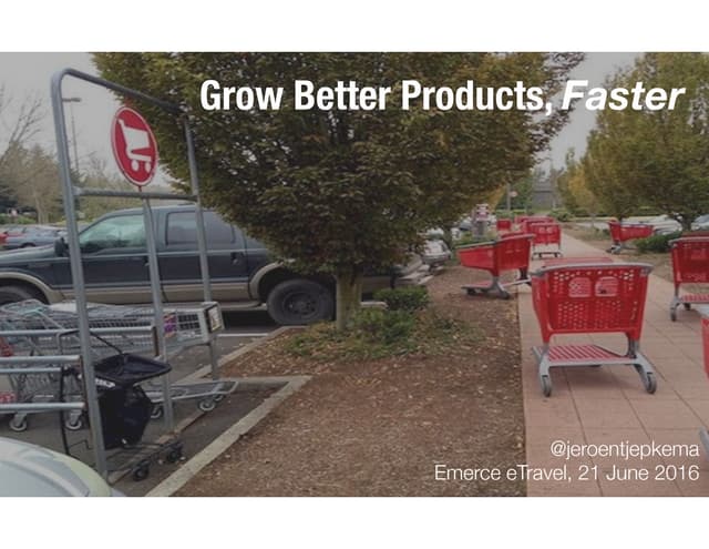 Emerce eTravel - 5 startups lessons to build better products faster
