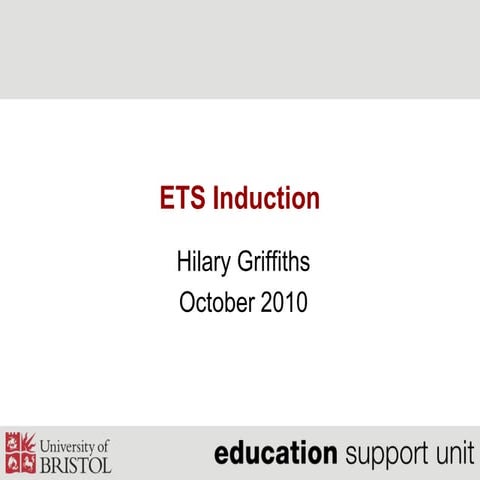 Ets induction