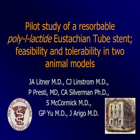 Eustachian Tube Stent