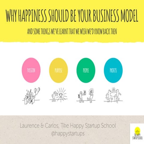 Why happiness should be your business model (and some things we've learnt that we wish we'd known back then)