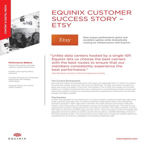 Etsy case study