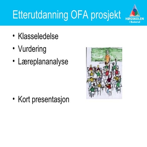 Etterutdanning ofa-prosjekt