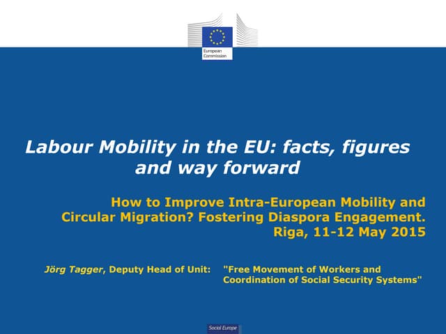 ETTW J Tagger Labour Mobility Riga May 2015