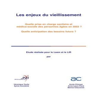 Etude enjeux-vieillissement