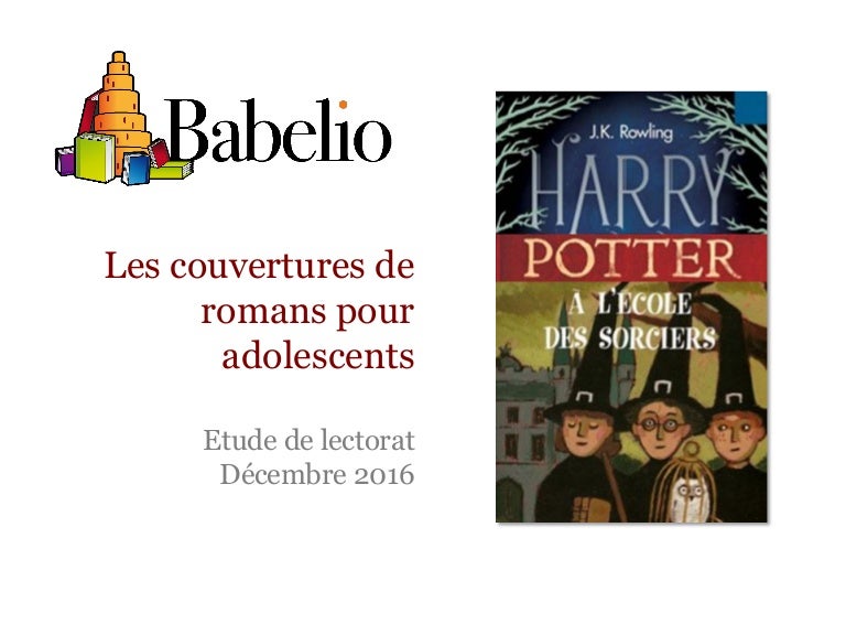 Etude Babelio Couvertures De Romans Ado