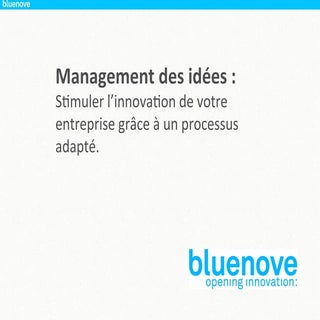 Etude bluenove 2012 - Le management...