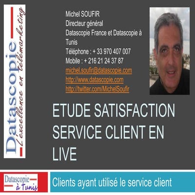 Satisfaction on the go  ( multicanale )