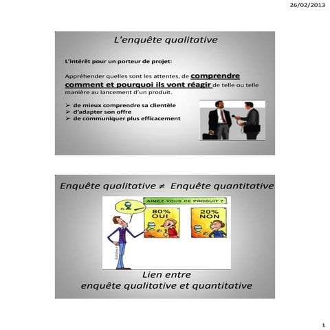 Etude de marché : n'oubliez pas vos clients!