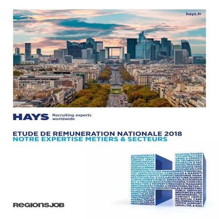 Etude de remuneration Hays 2018