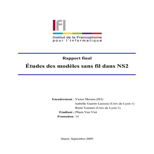 Etude des modeles_ns2