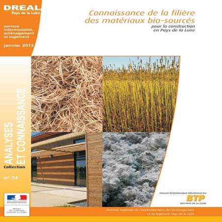 Etude filière des matériaux biosourcés en pays de la loire -2013
