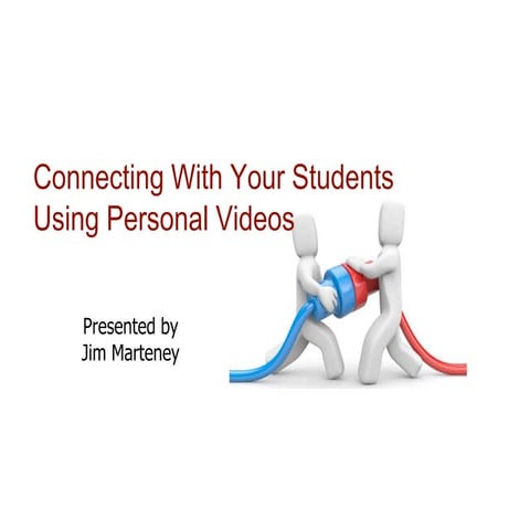 Connecting with Your Students Using Videos Etudes Conference