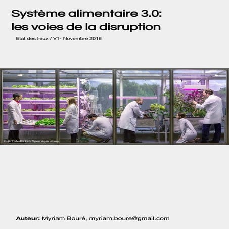 Système alimentaire 3.0 : les voies de la disruption