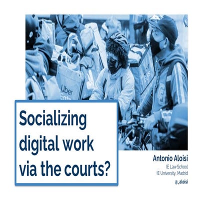 Bringing the algorithm to court - ETUI workshop