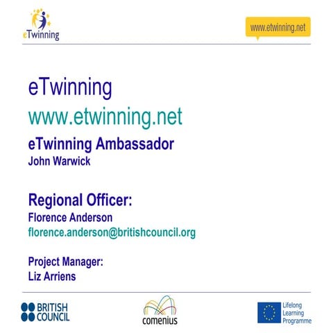 eTwinning by John Warwick & Florence Anderson