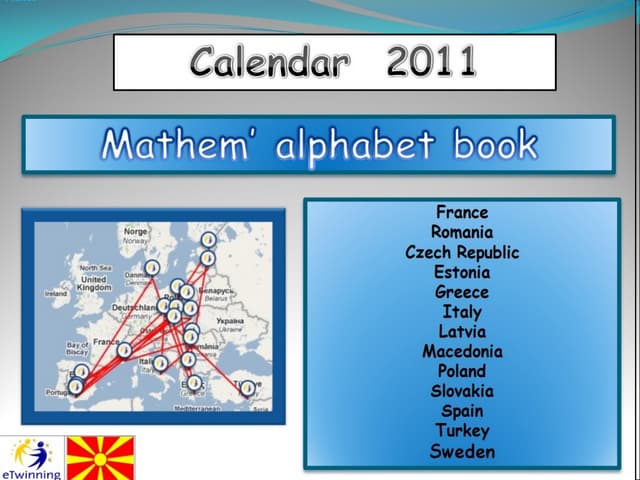 E twinning calendar-mk