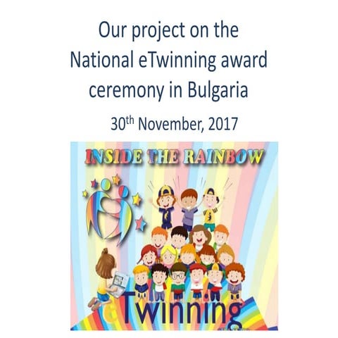 eTwinning National award ceremony in Bulgaria, 2017