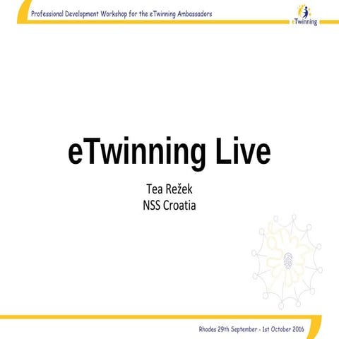 eTwinning Live, Tea Rezek, CR NSS