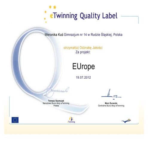 Etw qualitylabel