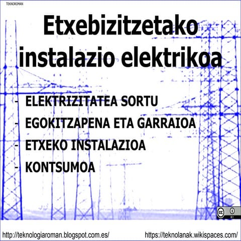Etxebizitzetako instalazio elektrikoa