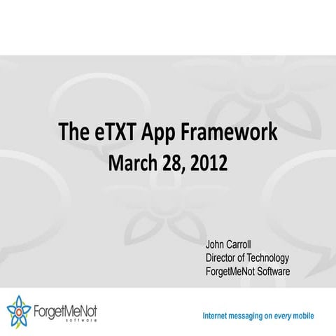 Chat application android app ppt | PPTX