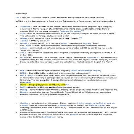 35 famous companies | PPTX