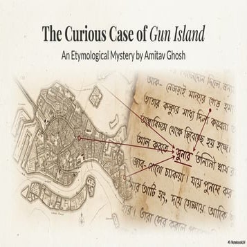 Etymology Unlocks Gun Island by Amitav Ghosh | PDF