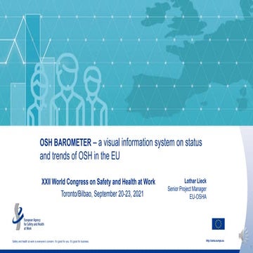 OSH World Congress - OSH barometer by Lothar Lieck