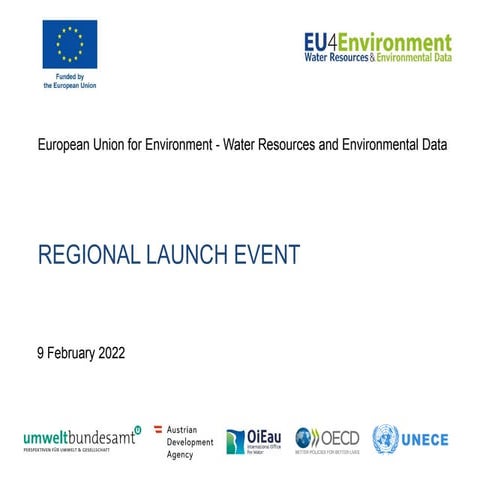 EU4Env water and data regional launch event