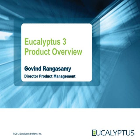 Eucalyptus 3 Product Overview