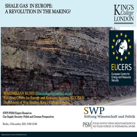 Eucers unconventional gas published