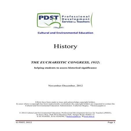 Eucharistic congress 1932