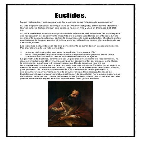 Triptico Euclides | PDF