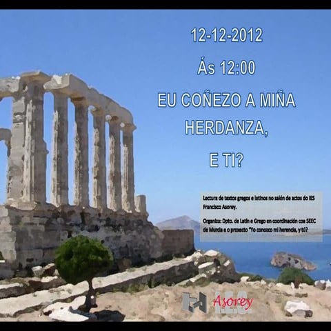Eu coñezo a miña herdanza  asorey 12-12-12