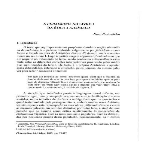 Eudaiminia na etic nociomano