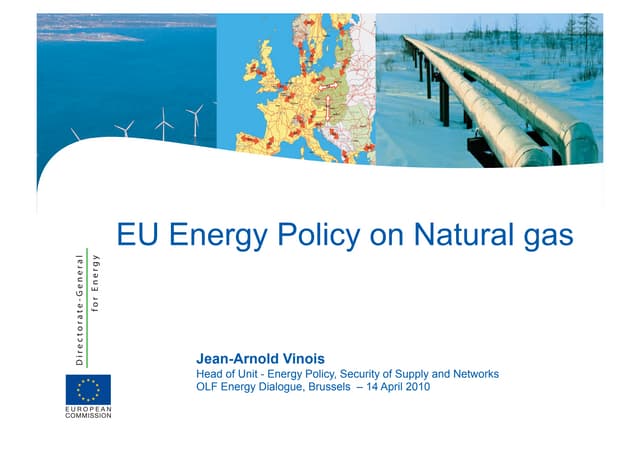Eu energy policy on natural gas