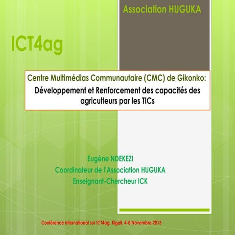 Développement et Renforcement des capacités des agriculteurs par les TICs 