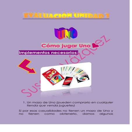 Evaluación de la Unidad 3