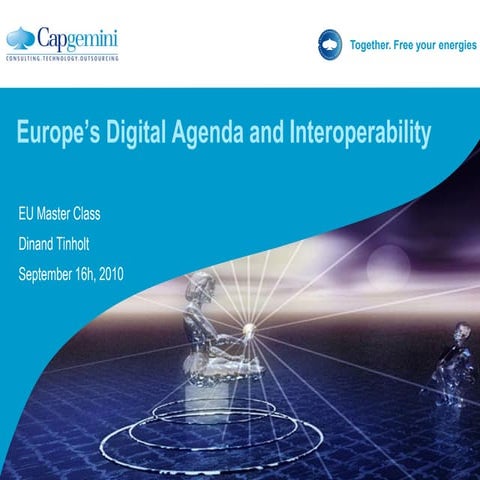 EU Masterclass Capgemini Digitale Agenda And Large Scale Pilots