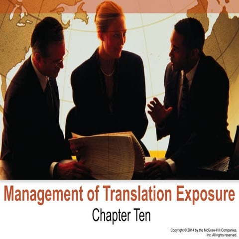 Comprehensive Management of Translation Exposure in International ...