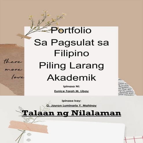 E-PORTFOLIO Filipino sa Piling Larang.docx