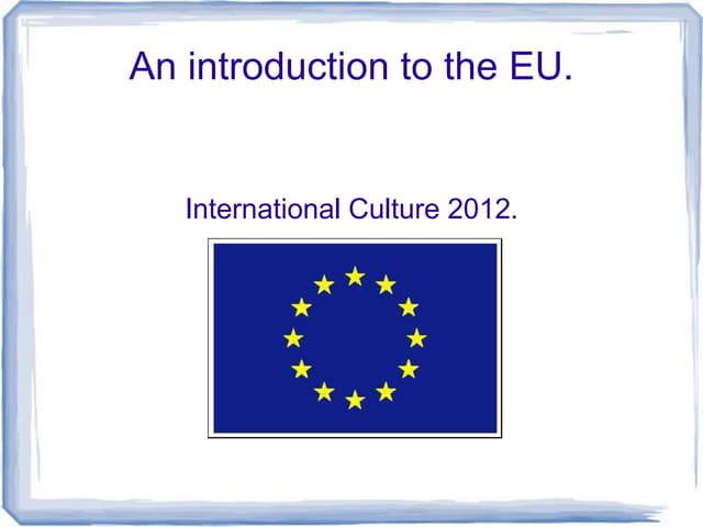 Eu presentation