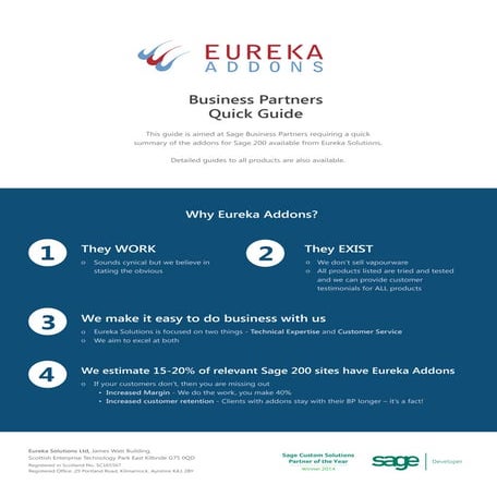 Eureka Addons Business Partner Guide 