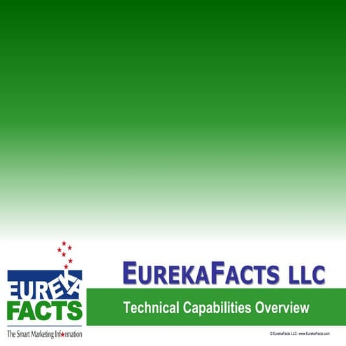 Eureka Facts Capabilities Overview