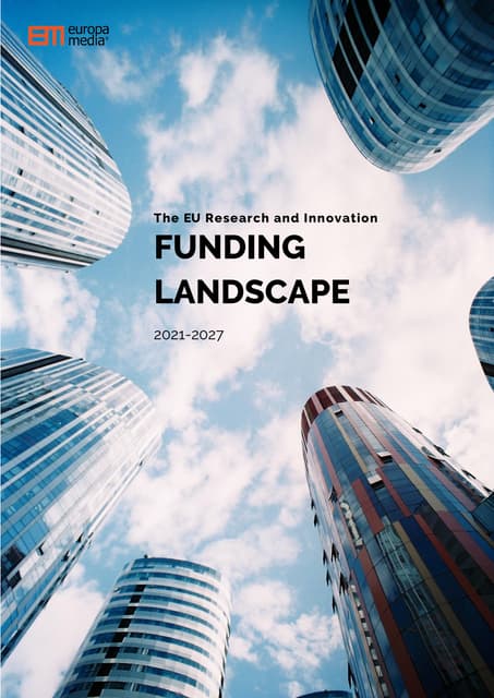 The EU's Research and Innovation funding landscape 2021-2027