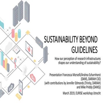 SUSTAINABILITY BEYOND GUIDELINES